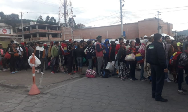 Apoyo humanitario para población migrante venezolana