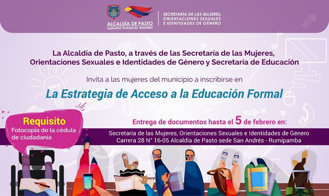 Acceso a la educación de mujeres adultas