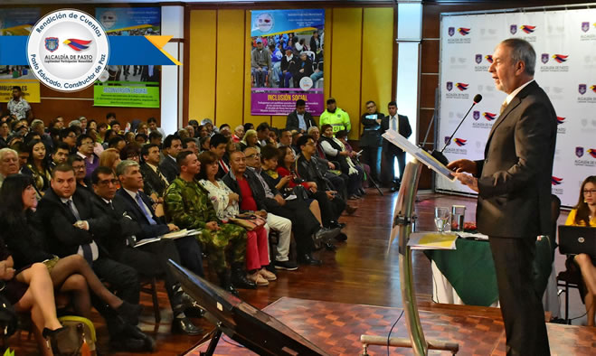 Alcalde de Pasto dio a conocer avance del plan de desarrollo