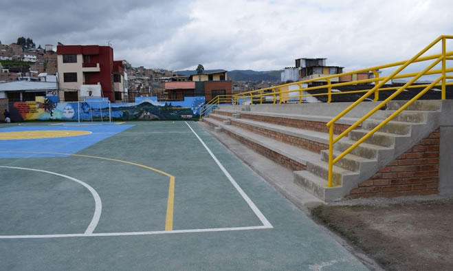 Entrega obras en la Institución Educativa Santa Bárbara