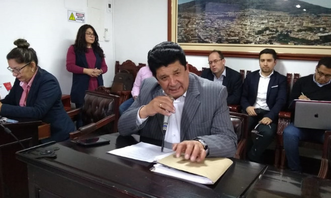 Secretario de tránsito en el  Concejo de Pasto 2019