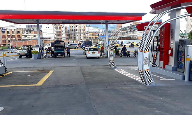 Minucioso control ante la llegada del combustible