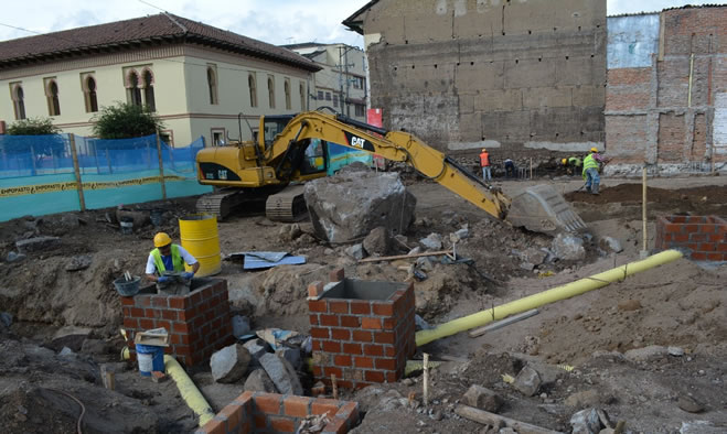 Avanzan las obras de construcción del Parque Ambiental Rumipamba