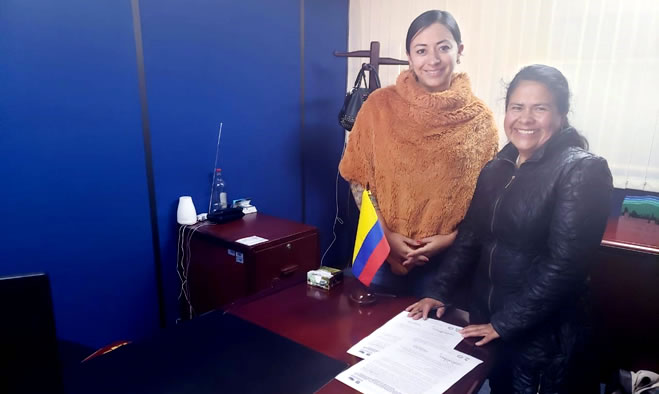 Posesión representante usuarios ante la junta directiva de la ESE Pasto Salud