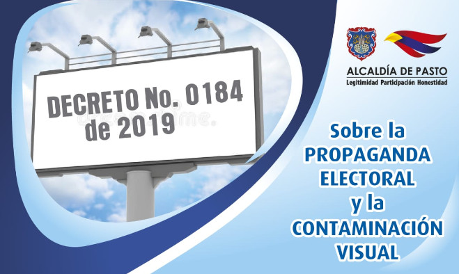 Contaminación visual propaganda electoral - Pasto 2019