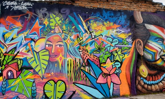 Primer encuentro de arte mural - Pasto 2019