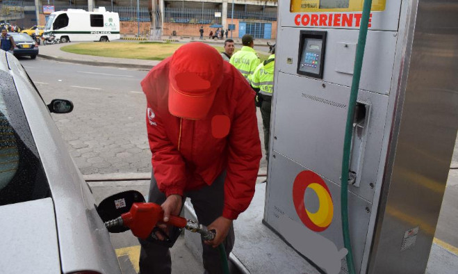 Control combustible