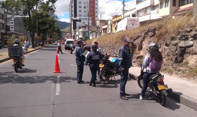 Control motociclistas - Pasto 2019