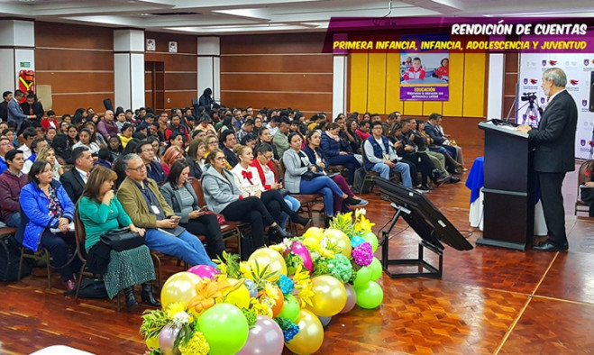 Rendición de cuentas niños, niñas - Pasto 2019