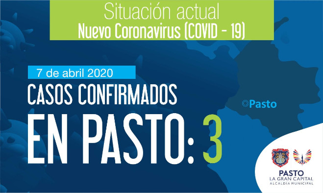 Tercer caso de COVID-19 Pasto 2020