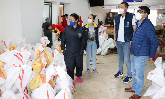 Entrega ayudas de Pasto Valiente y Solidario