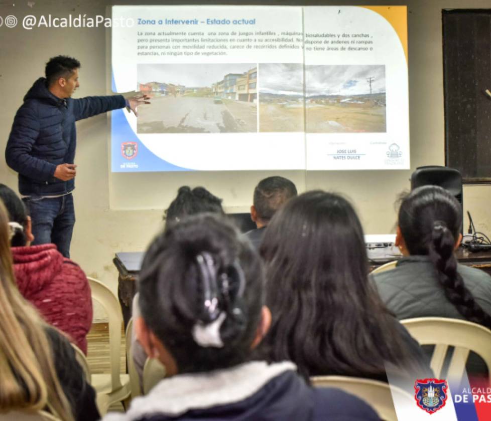 Secretaría de Planeación socializó los avances en las obras del Complejo Deportivo y de Espacio Público de la Comuna 8