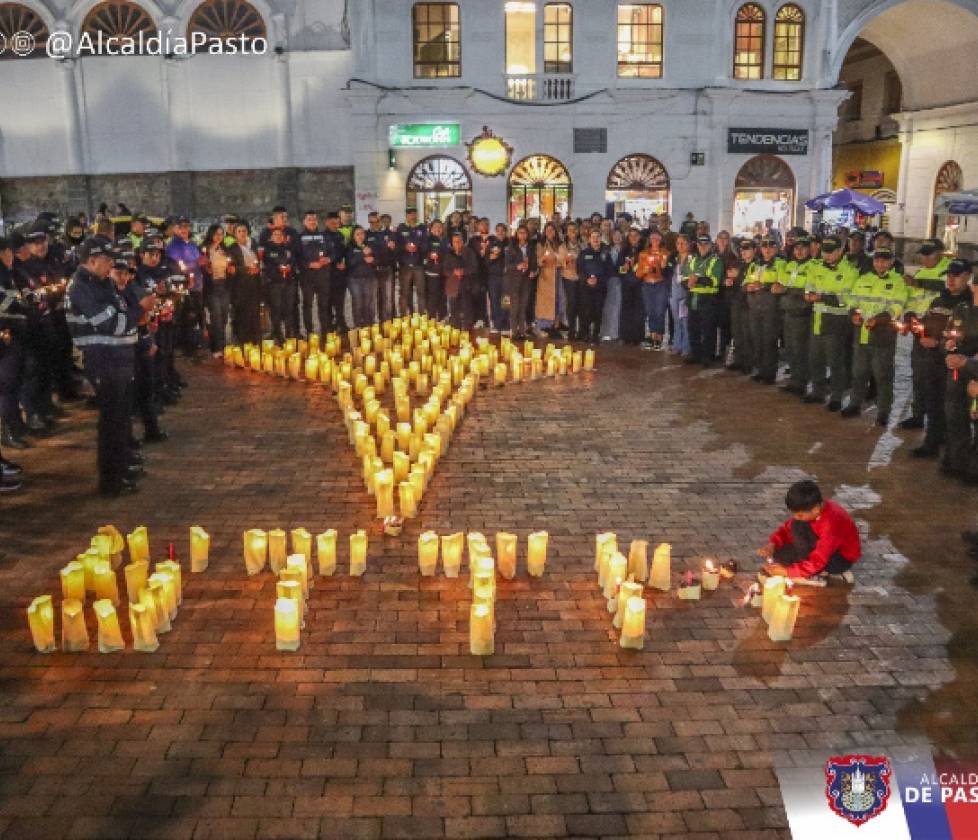 Secretaría de Tránsito y Transporte conmemoró a las víctimas de siniestros viales en Pasto