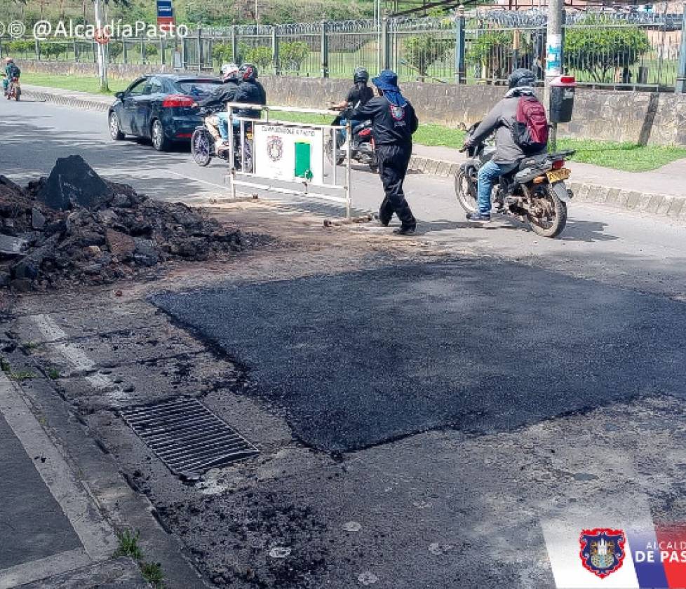 Secretaría de Infraestructura avanza con las obras de mejoramiento de la malla vial en el sector del Pedagógico